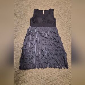 Elegant Gray Sleeveless Dress